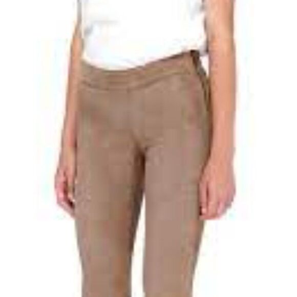 MACKAGE Oyster Navi-y m Lambskin Leather Stretchy Leggings Pants Size 2 NWT - Picture 2 of 16